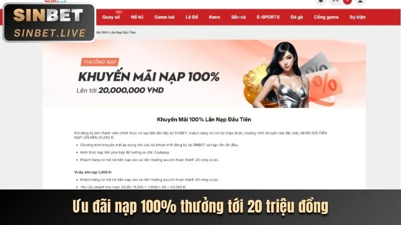 Các loại khuyến mãi VZ99
